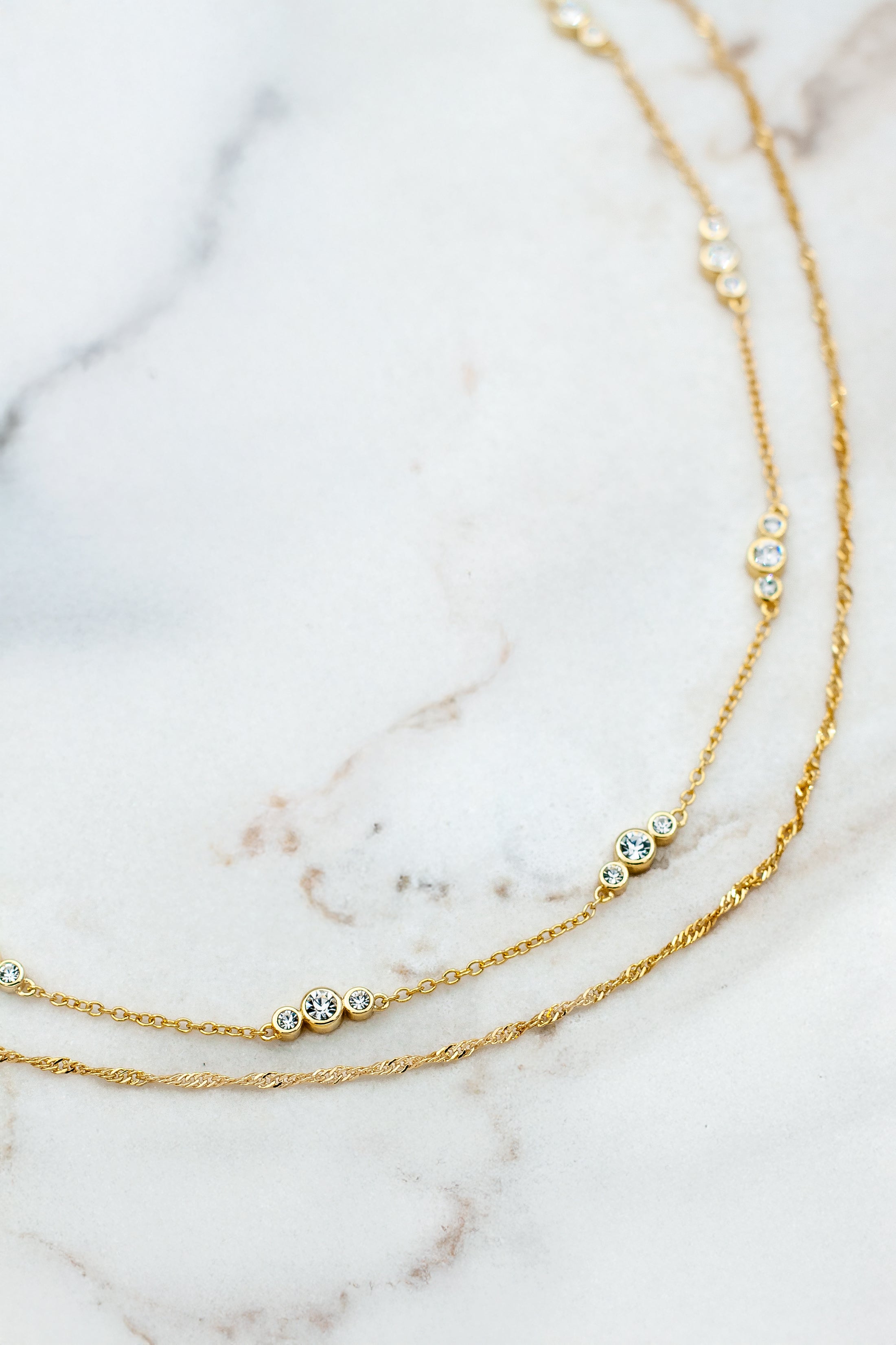 Calla double necklace