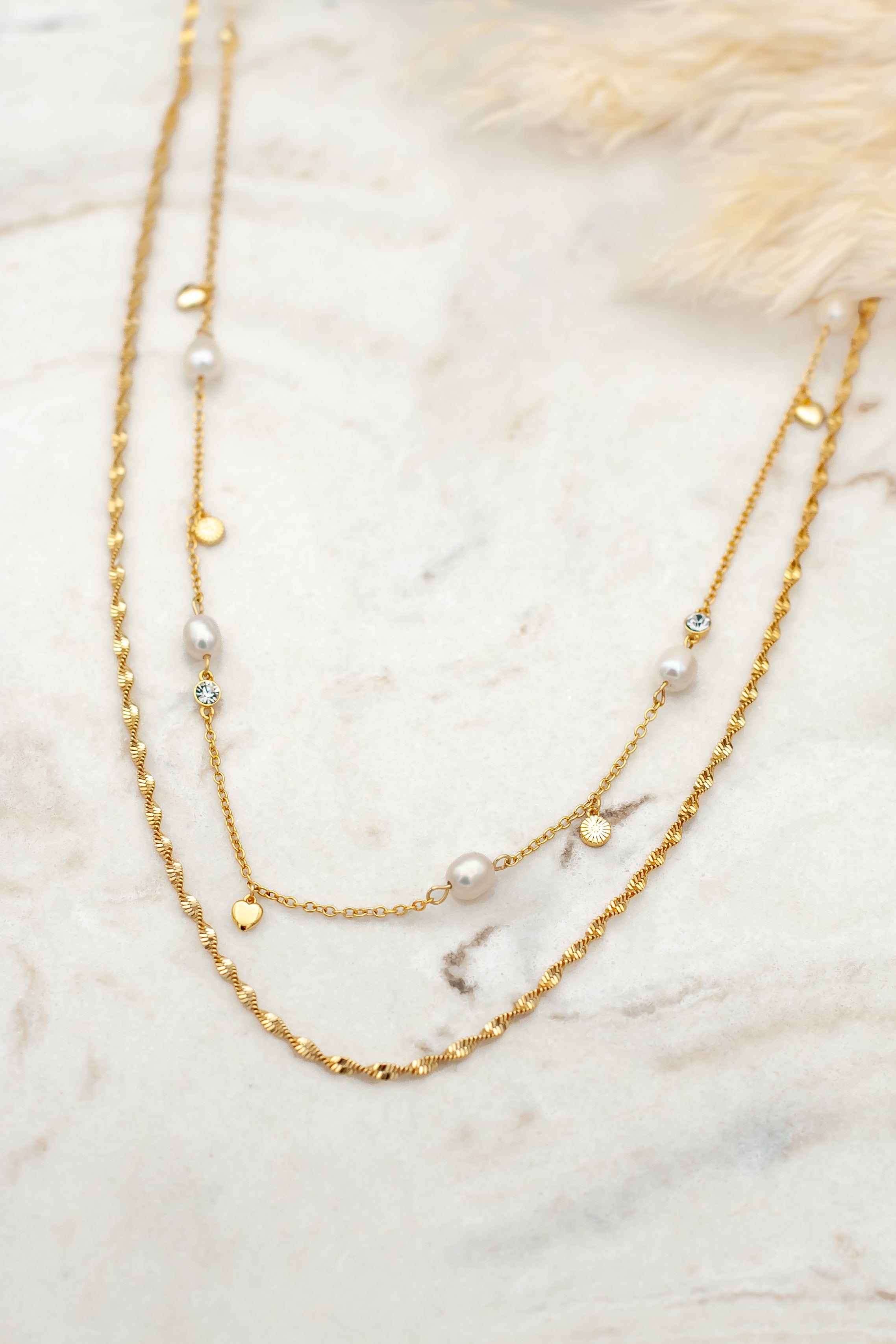 Helena double necklace