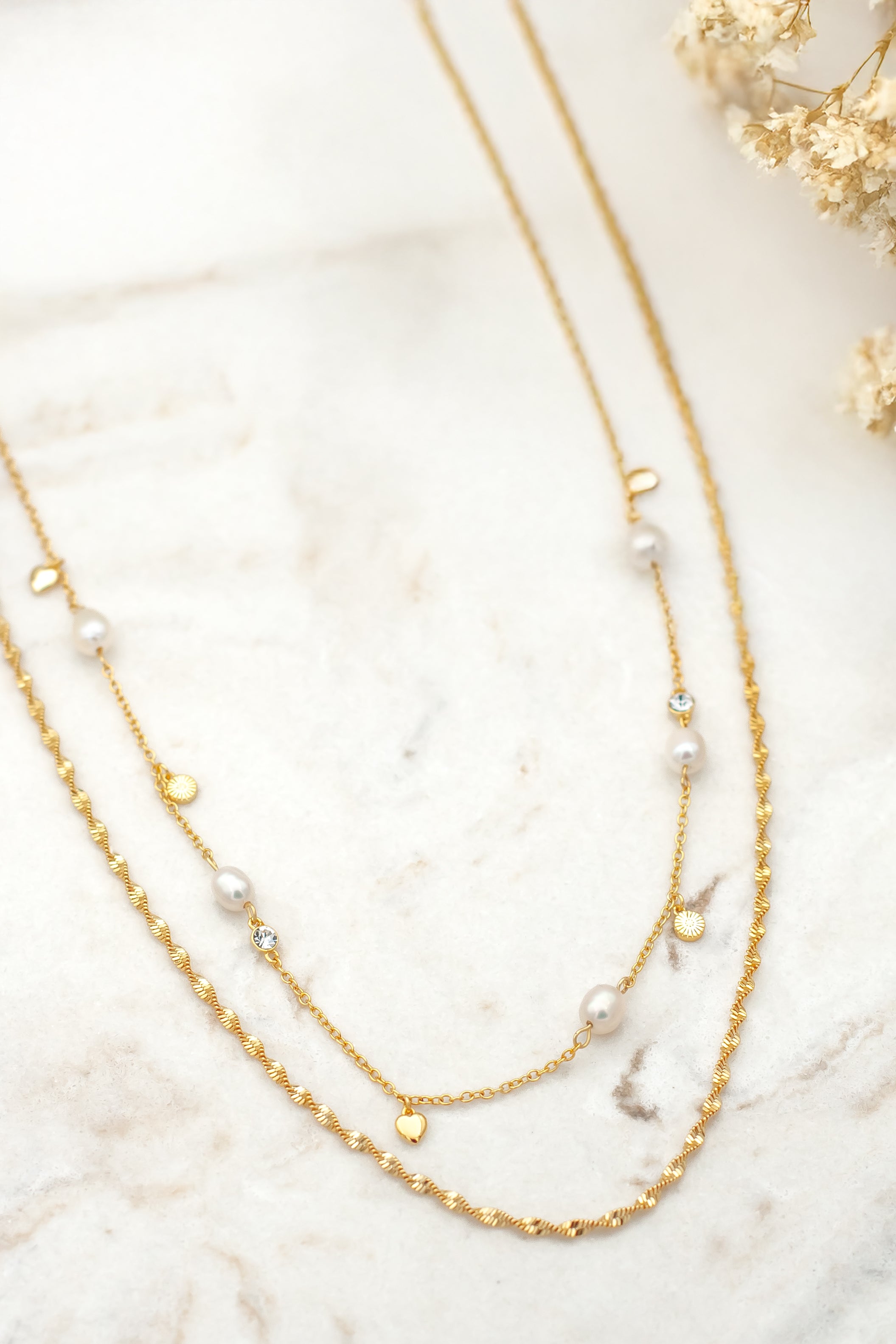 Helena double necklace