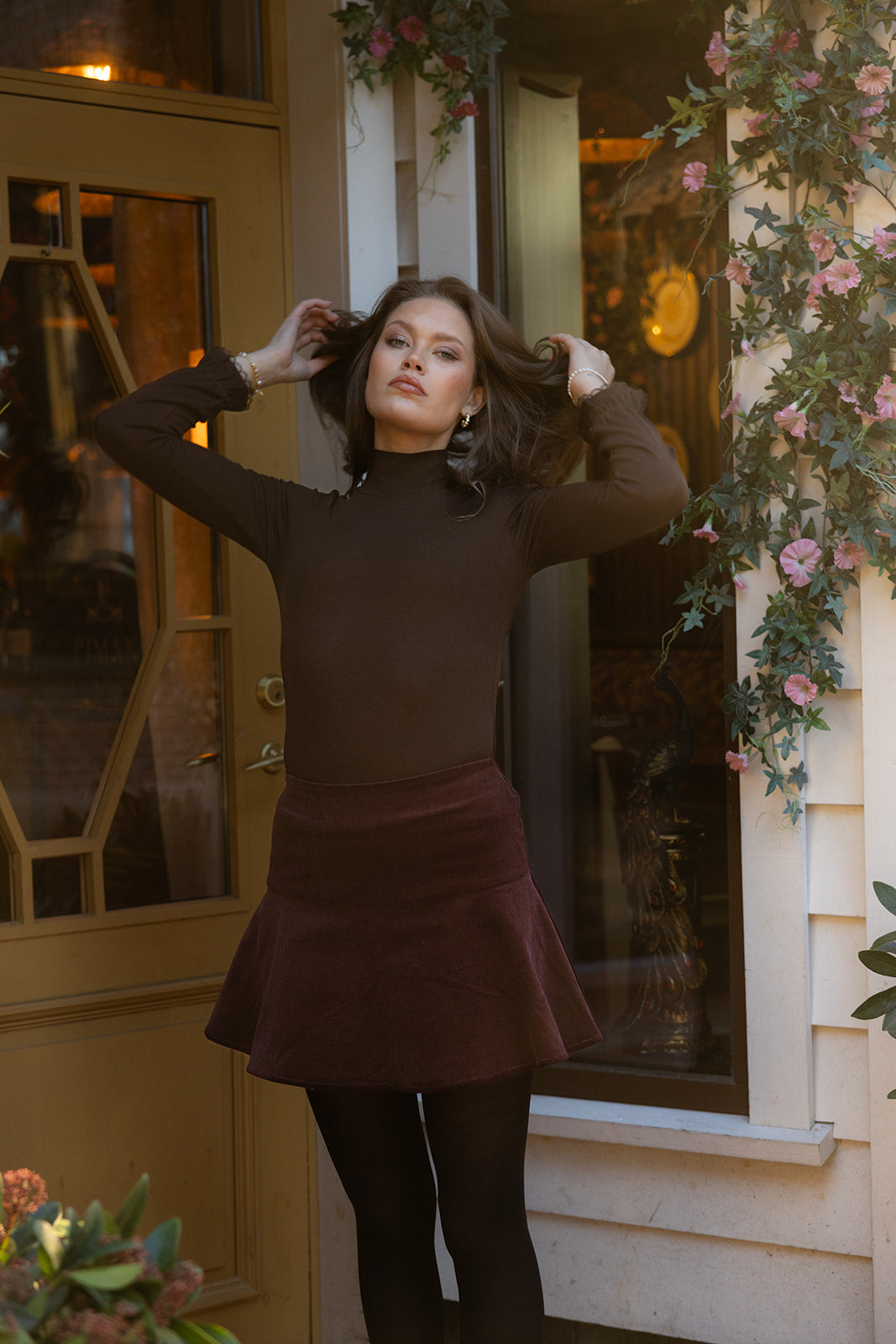 AW26 Cleo top brown