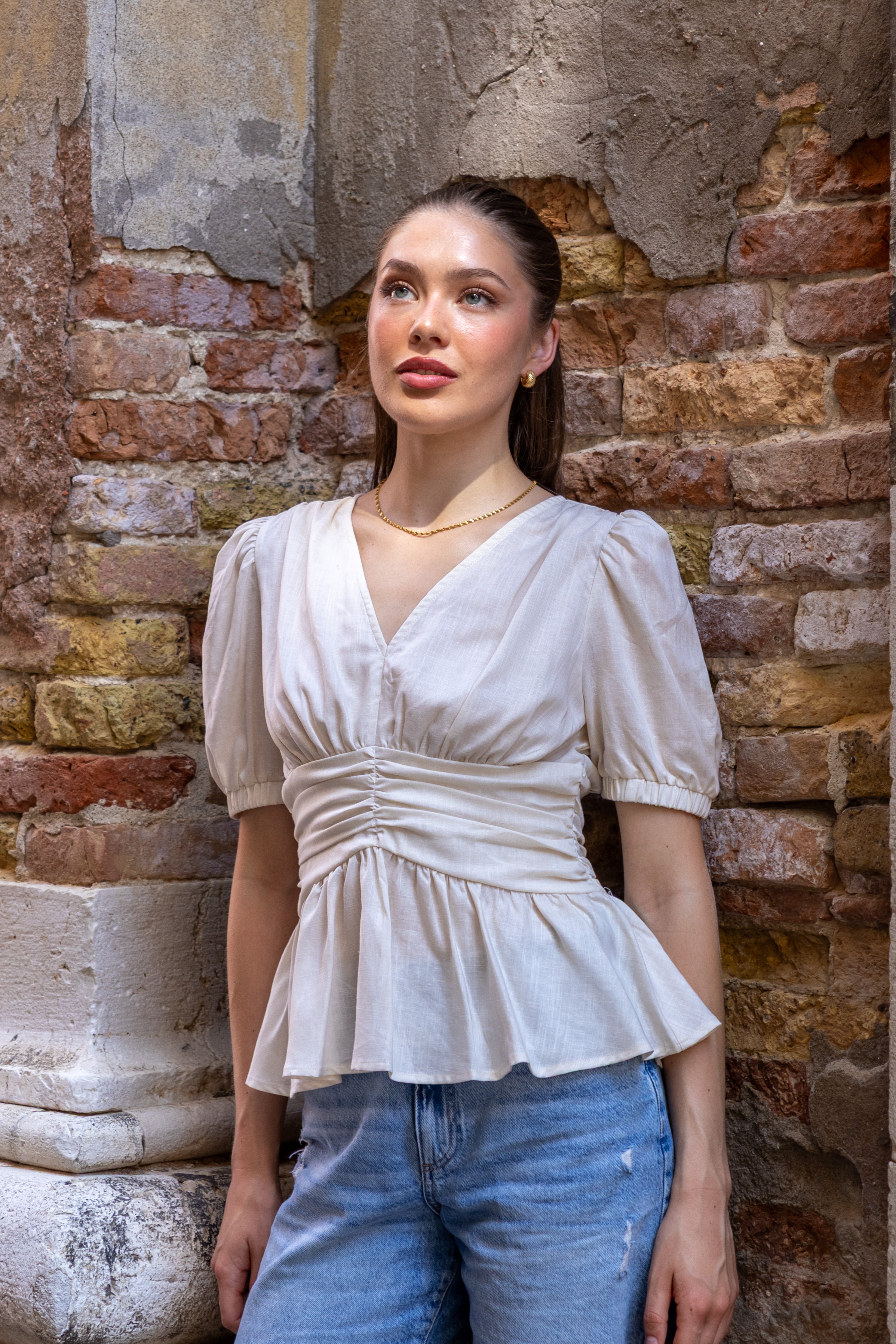 SS27 Leonora blouse beige
