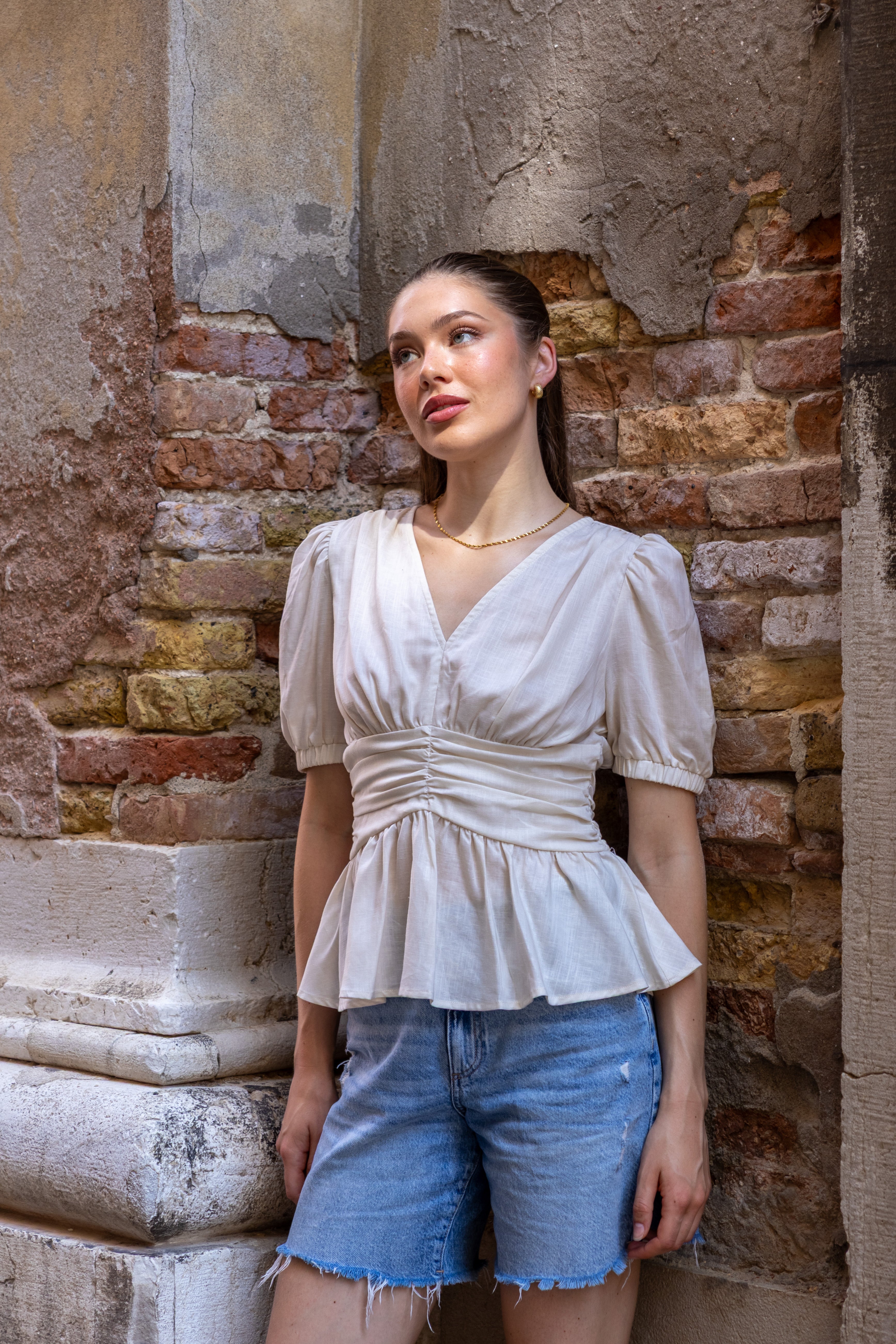 SS27 Leonora blouse beige