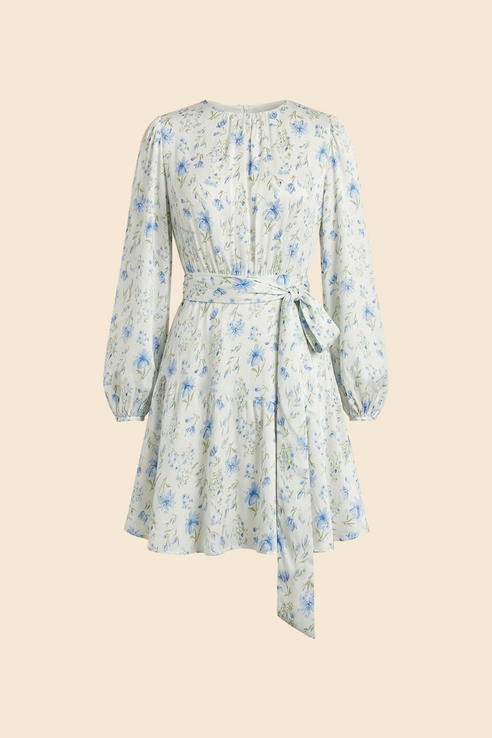 Lise dress blue print