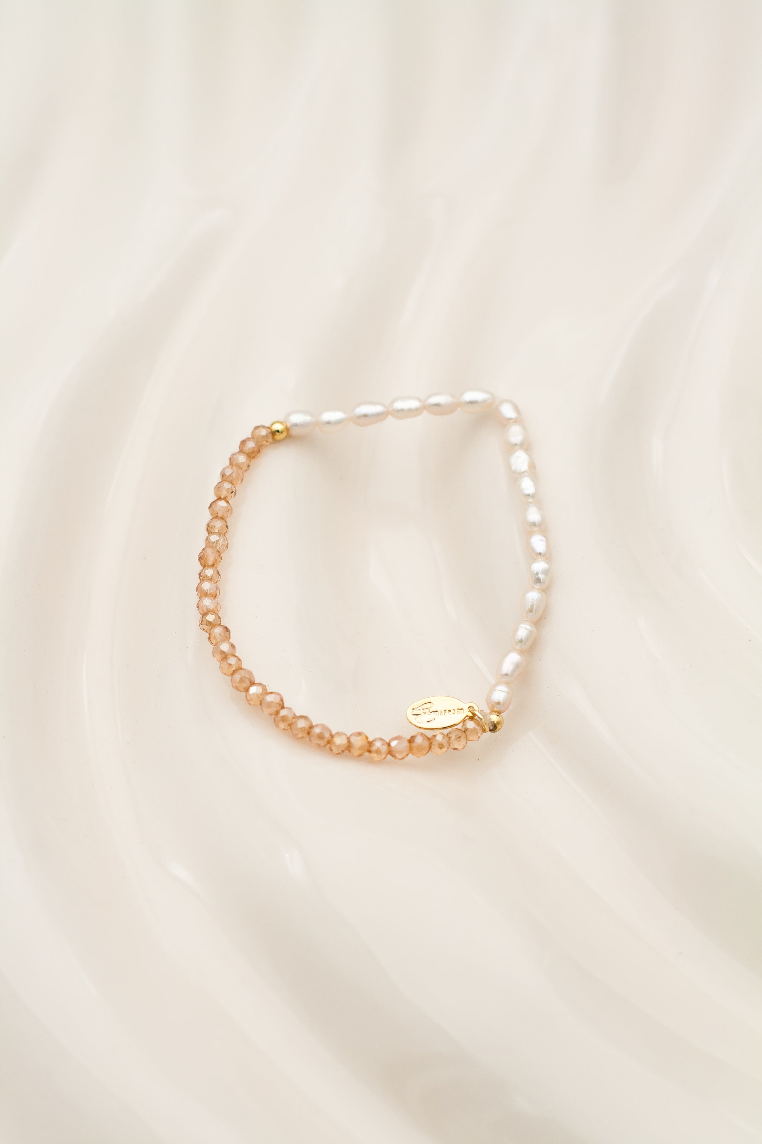 Luna bracelet champagne
