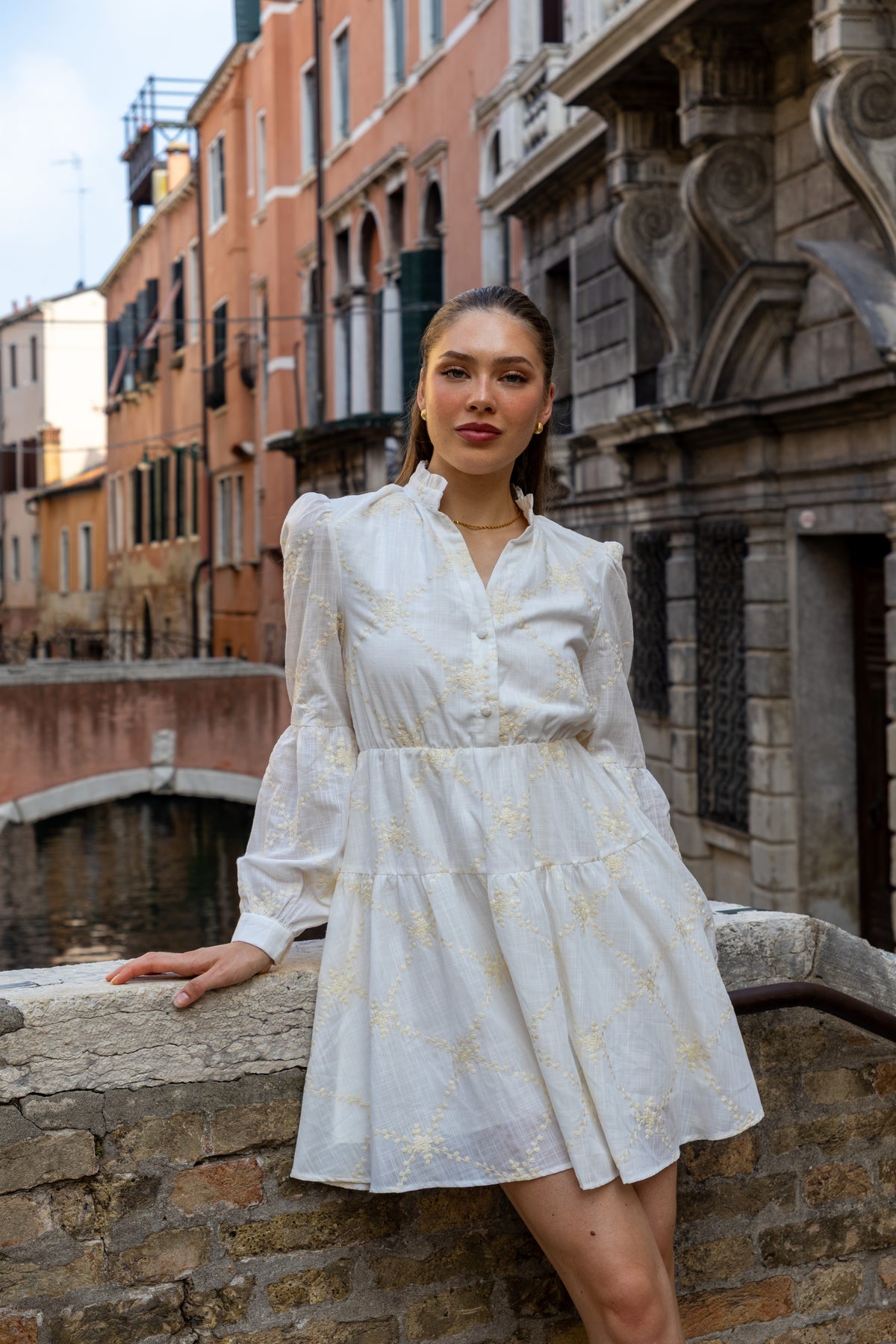 SS27 Mia dress creme