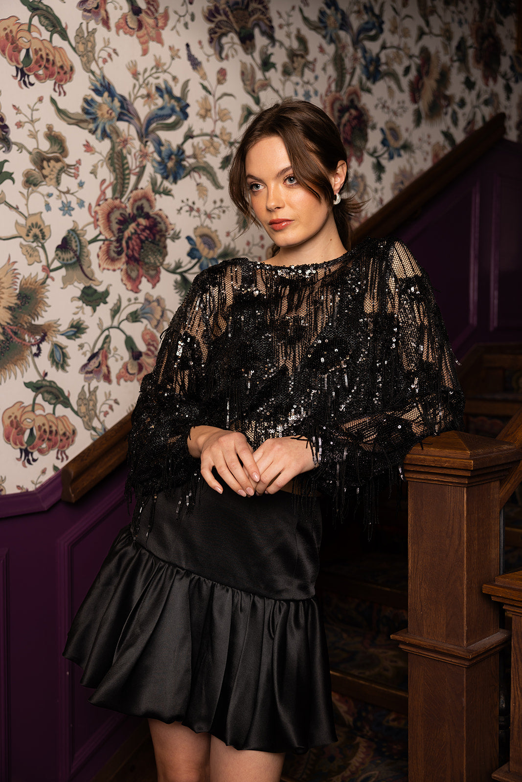 AW26 Tess skirt black