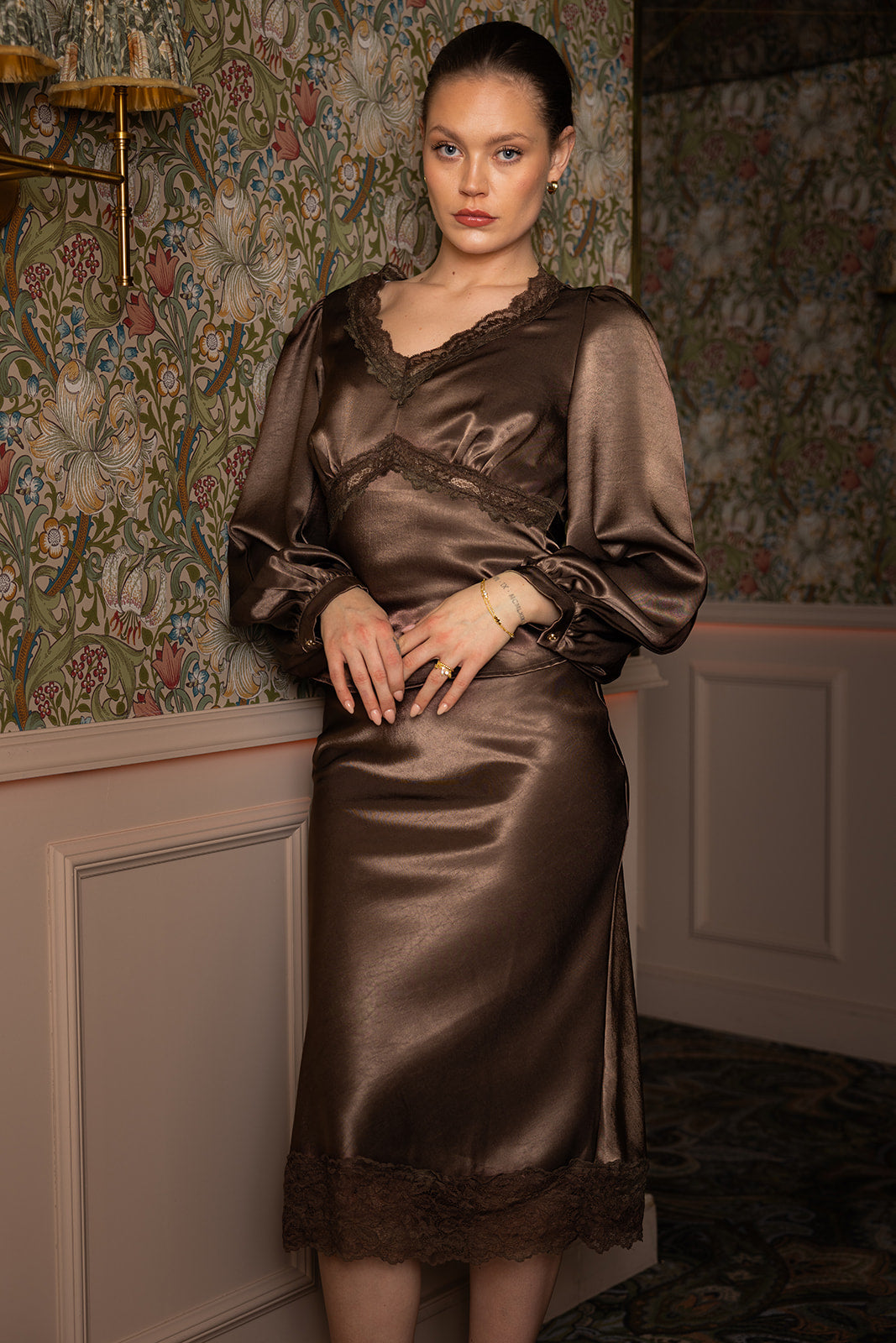 AW26 Rosalie skirt brown