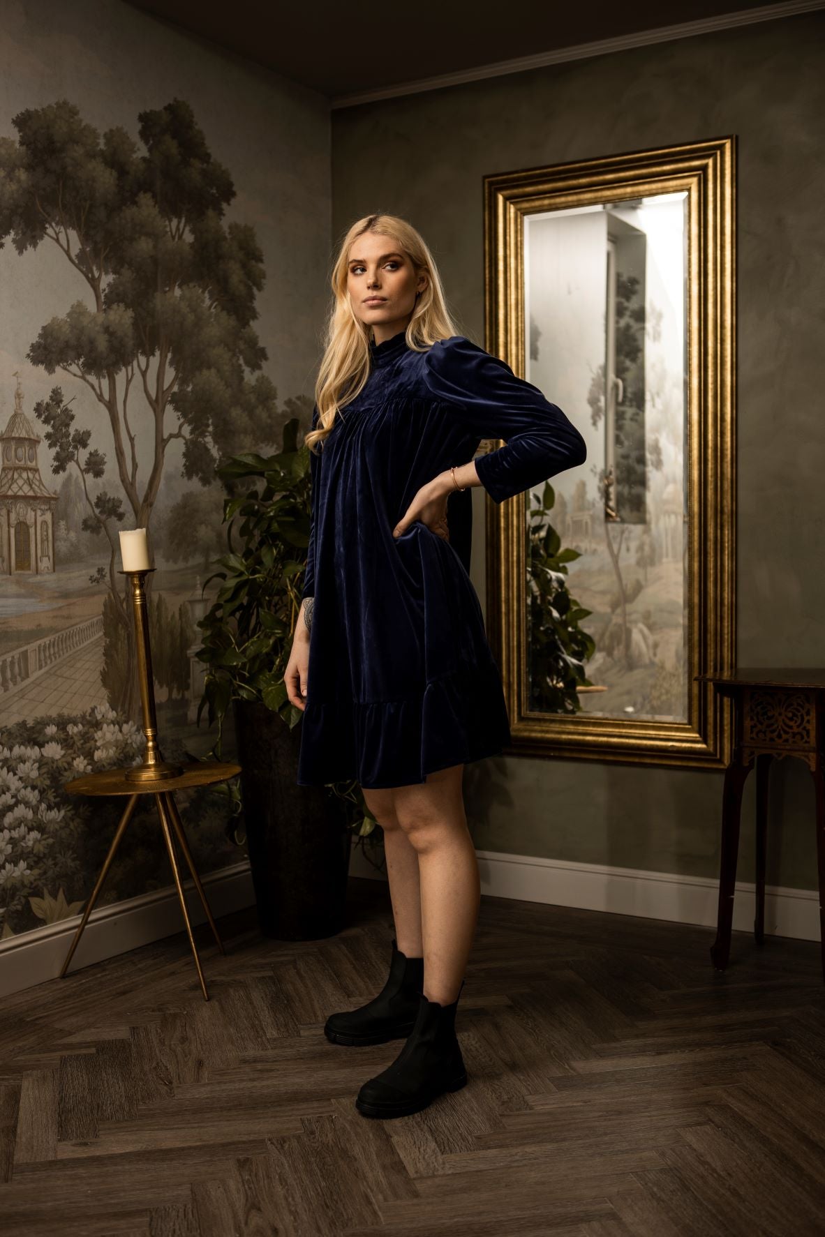 AW22 - Perline kjole - blå